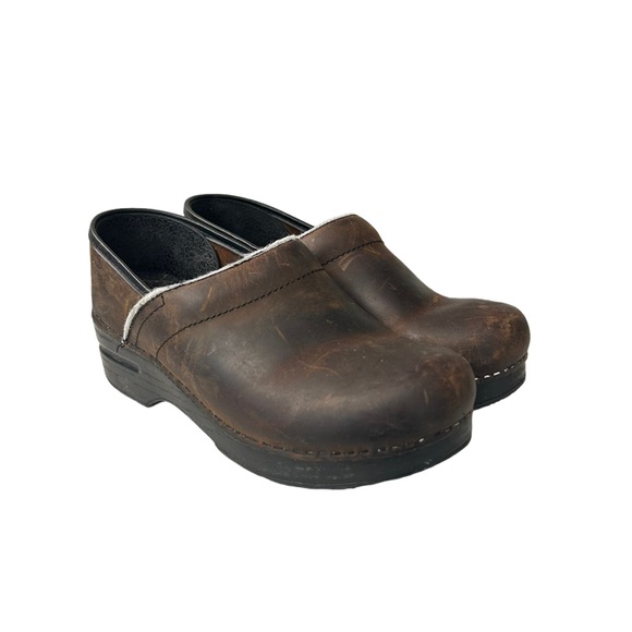 Dansko Shoes - DANSKO Women’s Professional Clog Brown Leather Size 38